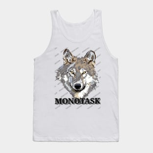 Wolf artwork by MONOTASK Tank Top